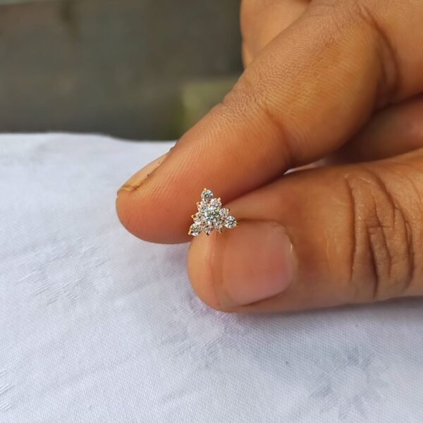 Nosepin | Sonaton  gold & zircon stone